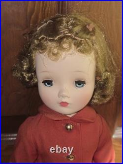 Vintage MADAME ALEXANDER BINNIE WALKER 18 DOLL EXCELLENT orig Tag Hat Box W Acc