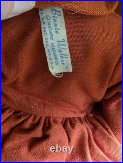 Vintage MADAME ALEXANDER BINNIE WALKER 18 DOLL EXCELLENT orig Tag Hat Box W Acc