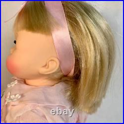 Vintage MADAME ALEXANDER Pussy Cat Baby Doll Original Outfit 1977 With Box Blonde