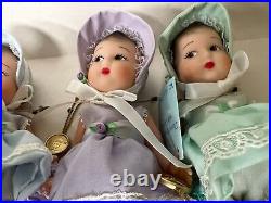Vintage Madam Alexander Dionne Quintuplets new in box dolls only