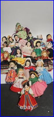 Vintage Madam Alexander Doll Dolls Of The World 8 Inch Lot Of 21