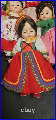 Vintage Madam Alexander Doll Dolls Of The World 8 Inch Lot Of 21