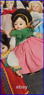Vintage Madam Alexander Doll Dolls Of The World 8 Inch Lot Of 21
