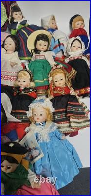 Vintage Madam Alexander Doll Dolls Of The World 8 Inch Lot Of 21