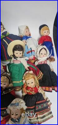 Vintage Madam Alexander Doll Dolls Of The World 8 Inch Lot Of 21