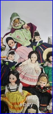 Vintage Madam Alexander Doll Dolls Of The World 8 Inch Lot Of 21