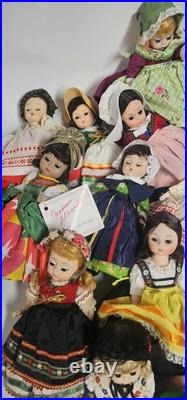 Vintage Madam Alexander Doll Dolls Of The World 8 Inch Lot Of 21