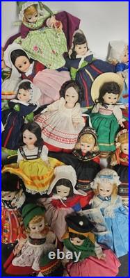 Vintage Madam Alexander Doll Dolls Of The World 8 Inch Lot Of 21