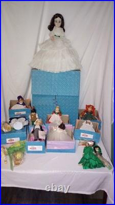 Vintage Madame Alexander 10-Doll Estate Collect Lot-21 Scarlett O'Hara and more