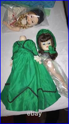 Vintage Madame Alexander 10-Doll Estate Collect Lot-21 Scarlett O'Hara and more