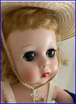 Vintage Madame Alexander 11 Lissy Doll, Hat And Shoes, Teddy