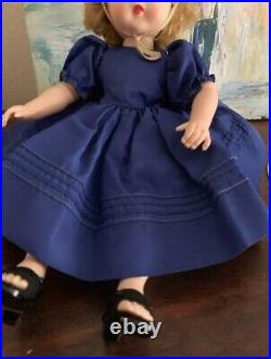 Vintage Madame Alexander 11 Lissy Doll, Hat And Shoes, Teddy