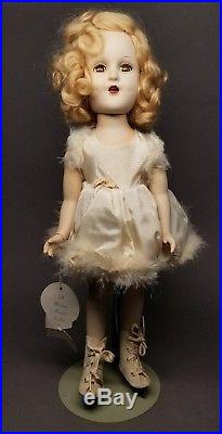 Vintage Madame Alexander 14in Sonja Henie Doll Skater Composition Original Dress