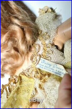 Vintage Madame Alexander 18 Fairy Queen Composition Doll, original outfit