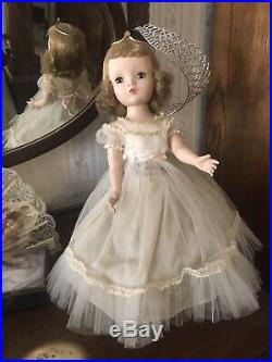 Vintage Madame Alexander 18 Winnie Binnie Wedding Bride Doll