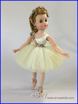Vintage Madame Alexander 1957 Elise Doll Simple Satin Ballerina