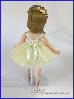 Vintage Madame Alexander 1957 Elise Doll Simple Satin Ballerina