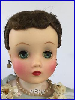 Vintage Madame Alexander 1959 Blue Pleated Bridesmaid Elise Doll