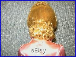 Vintage Madame Alexander 21 BLONDE CISSY Doll WITH Mauve Taffata Tagged Outfit