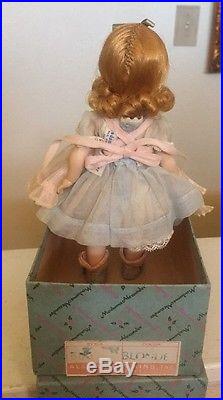 Vintage Madame Alexander 7 1/2 Doll All Original In Box
