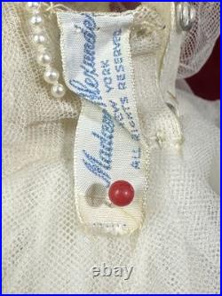 Vintage Madame Alexander 8 Doll Wendy Kin BLW Tagged Bride Dress