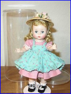 Vintage Madame Alexander 8 Wendy Kins Doll Bent Knees + Walker Pigtails