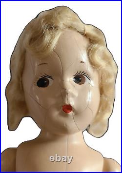 Vintage Madame Alexander 9 Composition Little Betty Bride Doll 1937-1943