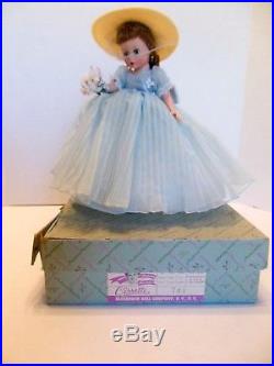 Vintage Madame Alexander AUBURN CISSETTE in 741 BRIDESMAID BLUE Outfit withBOX