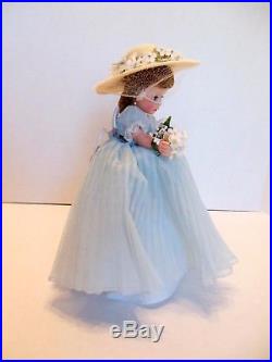 Vintage Madame Alexander AUBURN CISSETTE in 741 BRIDESMAID BLUE Outfit withBOX
