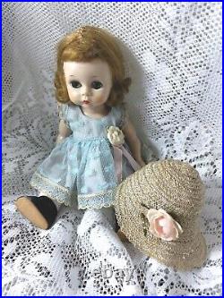 Vintage Madame Alexander Alex 7.5 Doll Moving Blue Eyes 1953