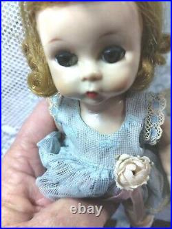 Vintage Madame Alexander Alex 7.5 Doll Moving Blue Eyes 1953