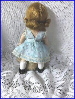 Vintage Madame Alexander Alex 7.5 Doll Moving Blue Eyes 1953