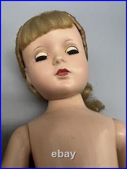 Vintage Madame Alexander Amy Little Women Doll 14 IN Tagged 1950's Hard Plastic