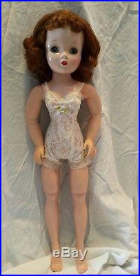 Vintage Madame Alexander Auburn red haired Cissy Doll, Blue Eyes with outfit