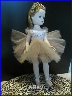 Vintage Madame Alexander Ballerina Doll 14 1940's With Rare Accessories