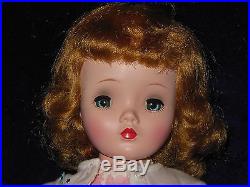 Vintage Madame Alexander Binnie Walker Doll with Hatbox 1955 Cissy Face 18 A/O NM