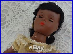 Vintage Madame Alexander Black Cynthia Walker Doll, 50's, Tagged/All Original, EC