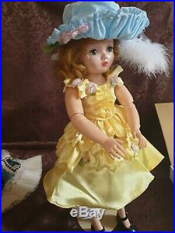 Vintage Madame Alexander Blonde 1950's Cissy Doll with additional Dress