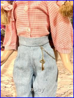 Vintage Madame Alexander Blonde Polly Pigtails 18 Inch Wearing Madame Alexander