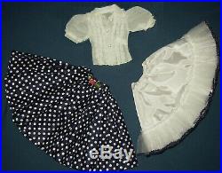 Vintage Madame Alexander Blouse & Skirt For Cissy 20 Tall Doll & Homemade Slip