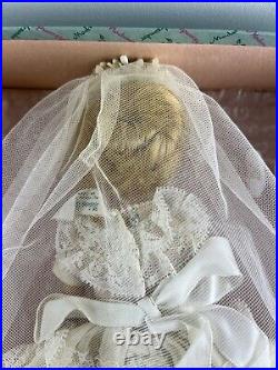 Vintage Madame Alexander Brenda Starr Yolanda 12 Bride Doll 1964 Wedding