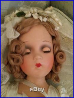Vintage Madame Alexander Bride Doll 21 Excellent Condition