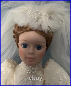 Vintage Madame Alexander Bride Porcelain Doll Limited Edition 1989