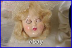 Vintage Madame Alexander Brunette Bride Doll BUNDLE