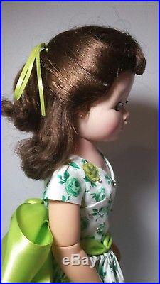 Vintage Madame Alexander Brunette Cissy Doll, Green Eyes with outfit