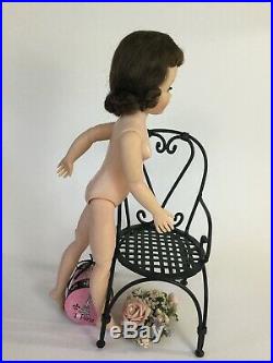 Vintage Madame Alexander Brunette Cissy Doll with Tight Curl Bobbed Hair Nude