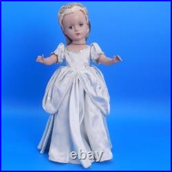 Vintage Madame Alexander CINDERELLA DOLL 14 Margaret Hard Plastic 1950s SLIPPERS