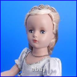 Vintage Madame Alexander CINDERELLA DOLL 14 Margaret Hard Plastic 1950s SLIPPERS