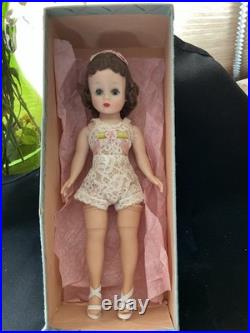 Vintage Madame Alexander CISSETTE Doll in Original BOX Brown Hair Blue Eyes