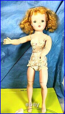 Vintage Madame Alexander CISSY 20 Doll, 1950sTagged Chemise 2 dresses